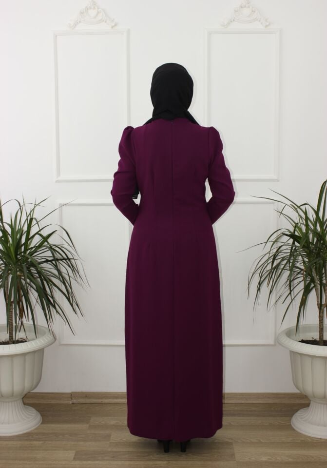 2217 - ASUDE KALEM TAŞLI KREP TESETTÜR ABİYE