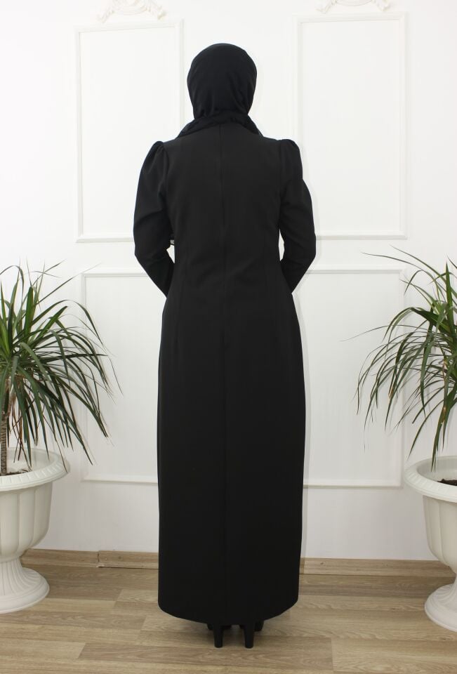 2243 - DENİZ KALEM TAŞLI DOUBLE TESETTÜR ABİYE