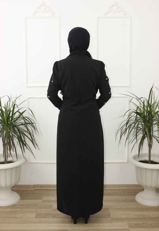 2246 - ÇİĞDEM KALEM TAŞLI KREP TESETTÜR ABİYE