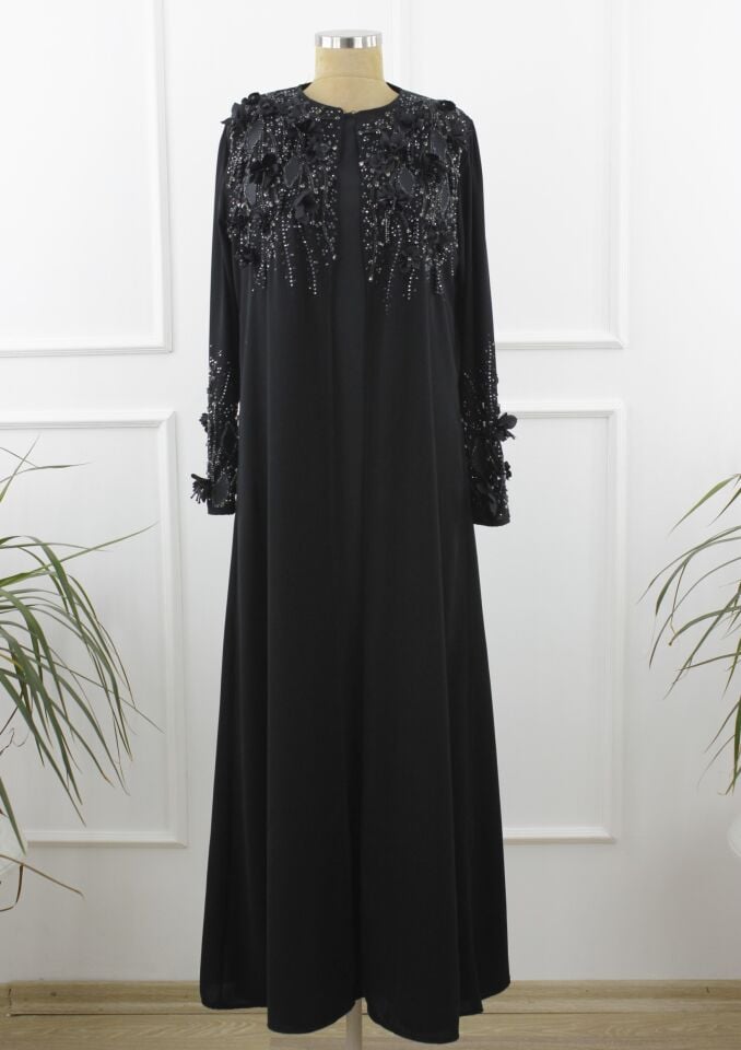 21211 - KARDELEN NİL İPEK ABAYA FERACE