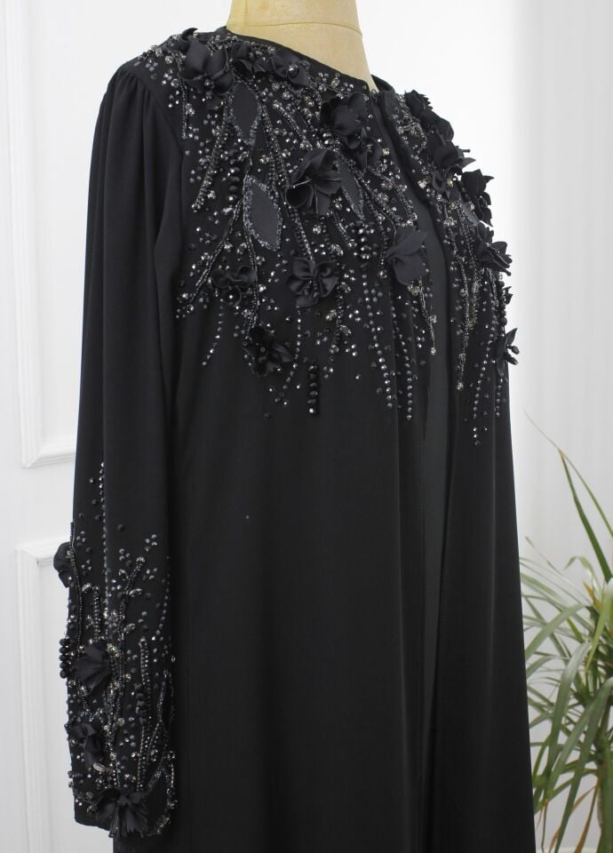 21211 - KARDELEN NİL İPEK ABAYA FERACE