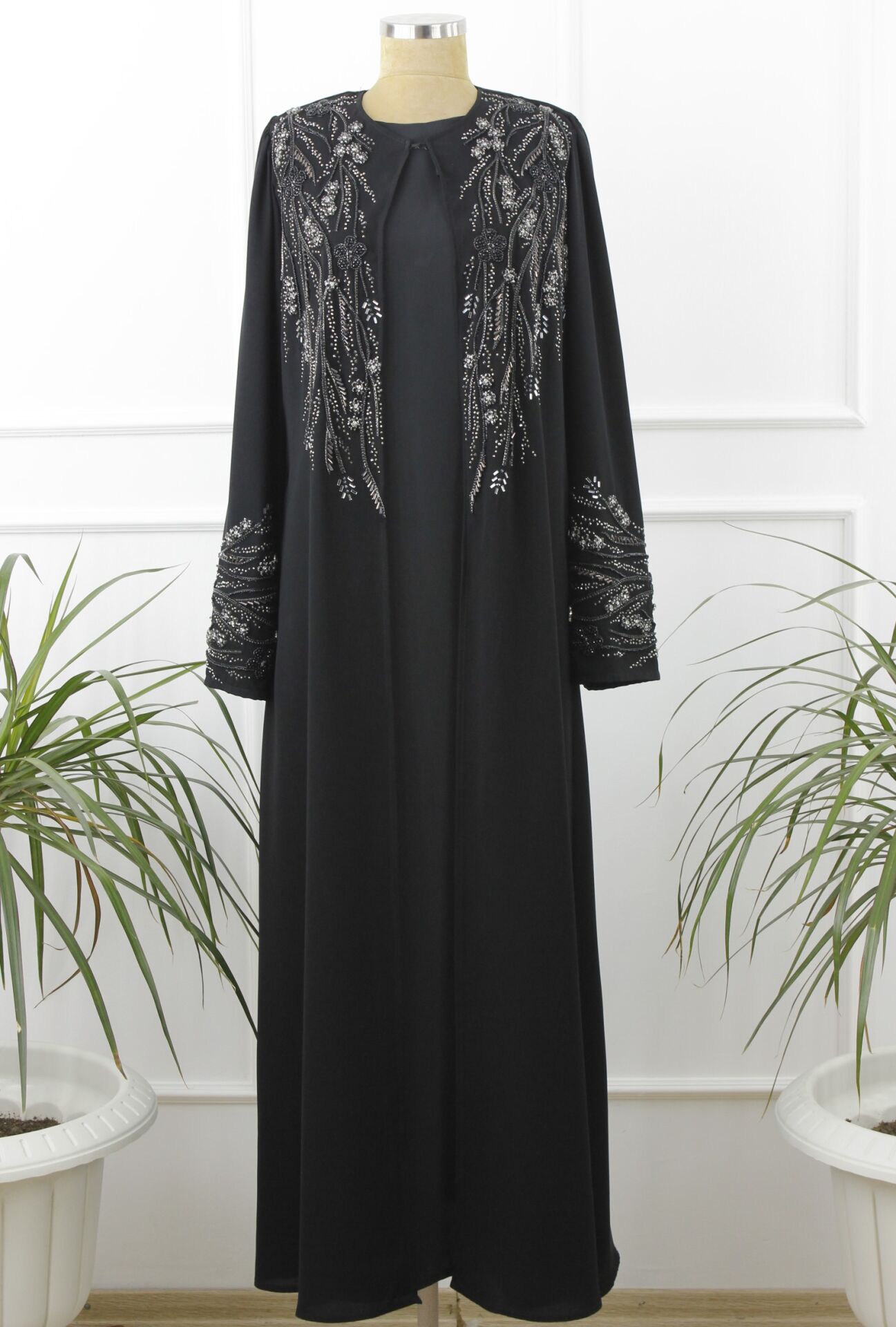 21212 - KATRE NİL İPEK ABAYA FERACE