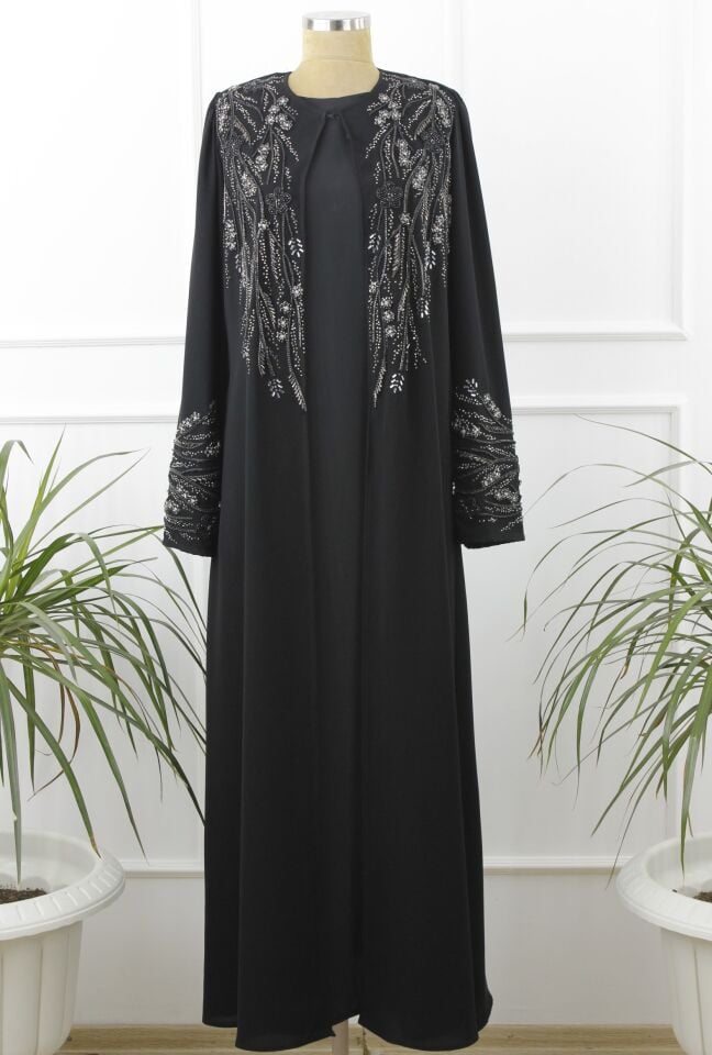 21212 - KATRE NİL İPEK ABAYA FERACE