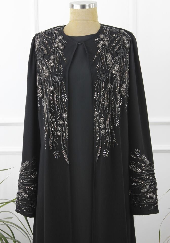 21212 - KATRE NİL İPEK ABAYA FERACE